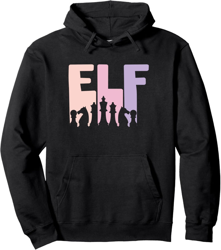 11. Geburtstag Geschenk Retro Schach Fan Spielerin Mädchen Pullover Hoodie