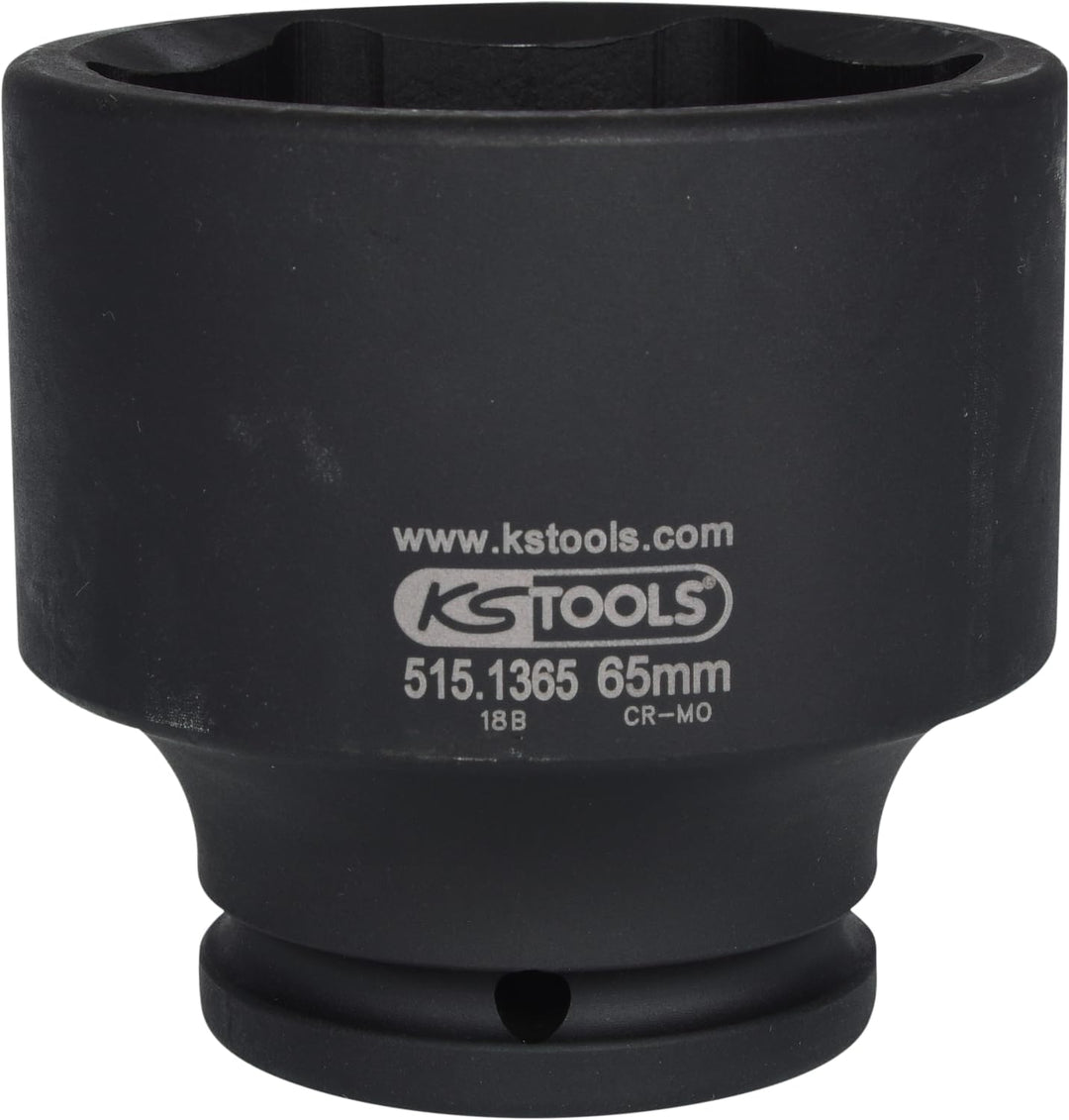 KS Tools 515.1365 3/4" Sechskant-Kraft-Stecknuss, kurz, 65mm
