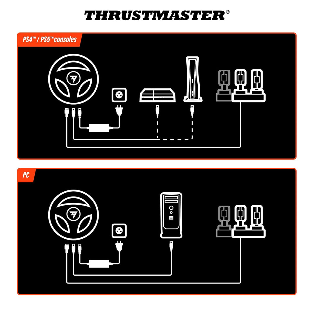 Thrustmaster T598, Direct Axial Drive Force Feedback-Rennlenkrad für PS5, PS4, PC T598 P, T598 P