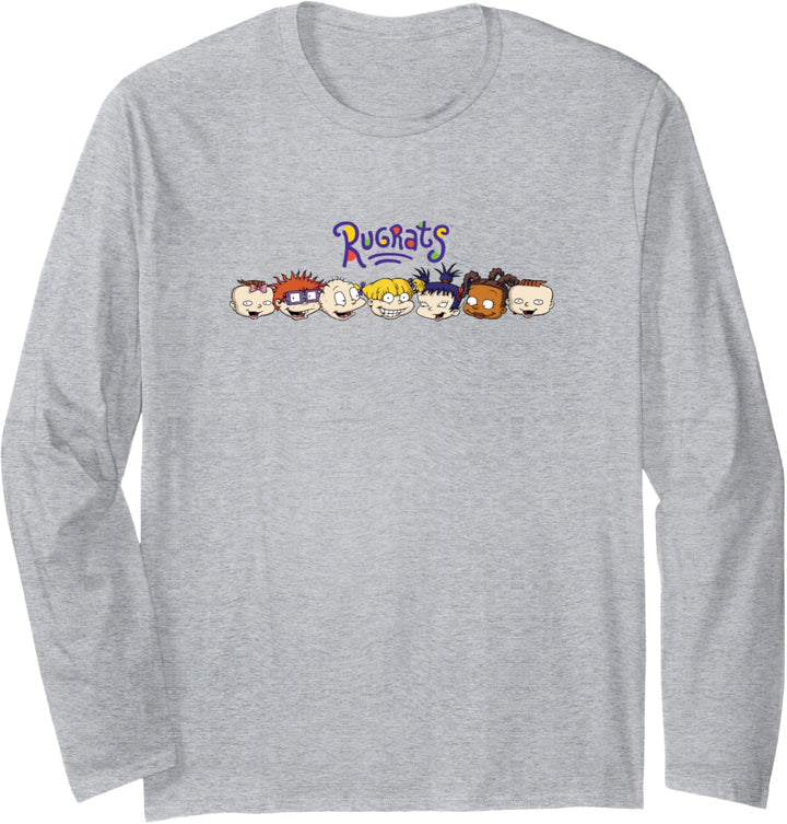 Rugrats Character Headshot Logo Langarmshirt