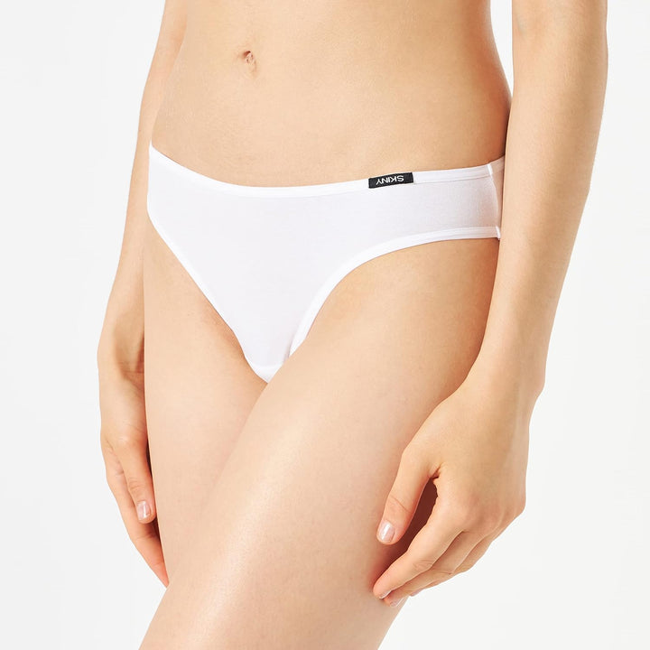 Skiny Damen Slip (3er Pack) S Weiss, S Weiß