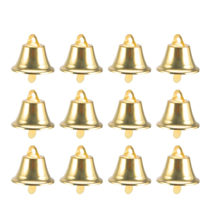 Operitacx 120 StüCk GlöCkchen Zum Basteln, 20mm Kleine GlöCkchen FüR Basteln, Weihnachtsglocken, Win