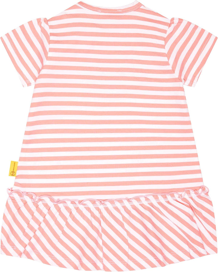 Steiff Baby-Mädchen Kurzarm Kleid 86 Salmon Rose, 86 Salmon Rose