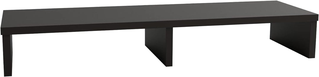 Henor Monitorständer TV-Bildschirmerhöhung in FSC® Holz 100 x 26.5 x 12 cm. Unterstützt 90 kg Graphi