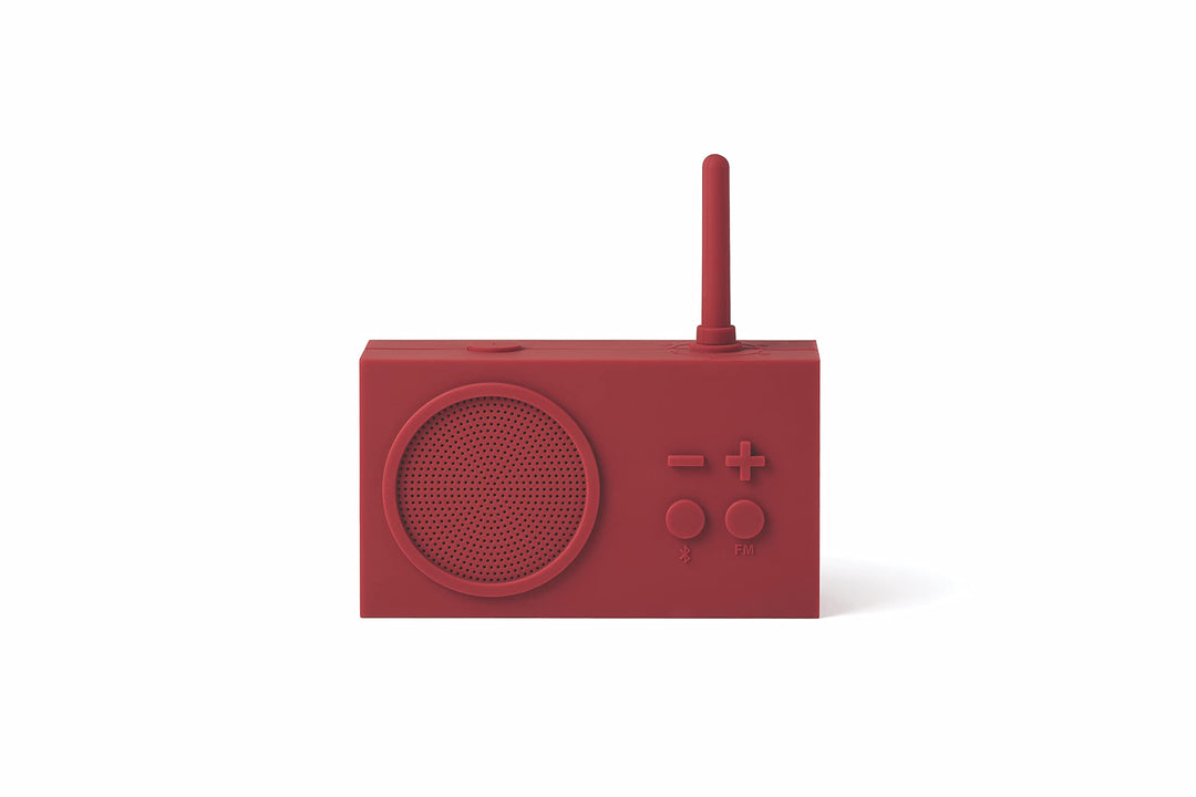 Lexon TYKHO 3 Tragbarer Bluetooth Lautsprecher mit FM Radio, Wasserdicht und Wiederaufladbarer Akku