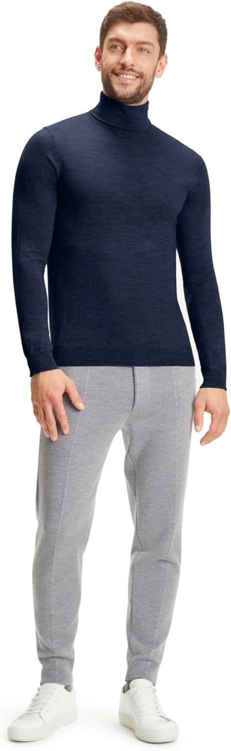 FALKE Herren Basic Roll Neck Rollkragen Pullover elegant klassisch für Business und Freizeit mit Rol