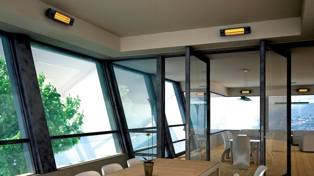 Vortice Wand-Heizung mit Zugschnur, Infrarot, 600/1200/ 1800 W, Thermologika Design Gricio, 1 Stück,