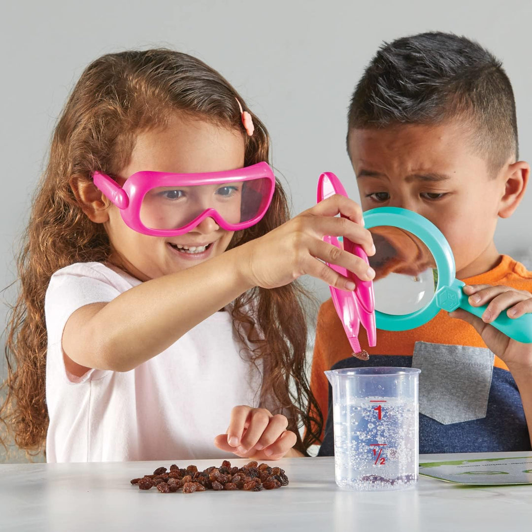Learning Resources Naturwissenschaften in der Vorschule – Laborset für Kinder (Pink), Experimentierk