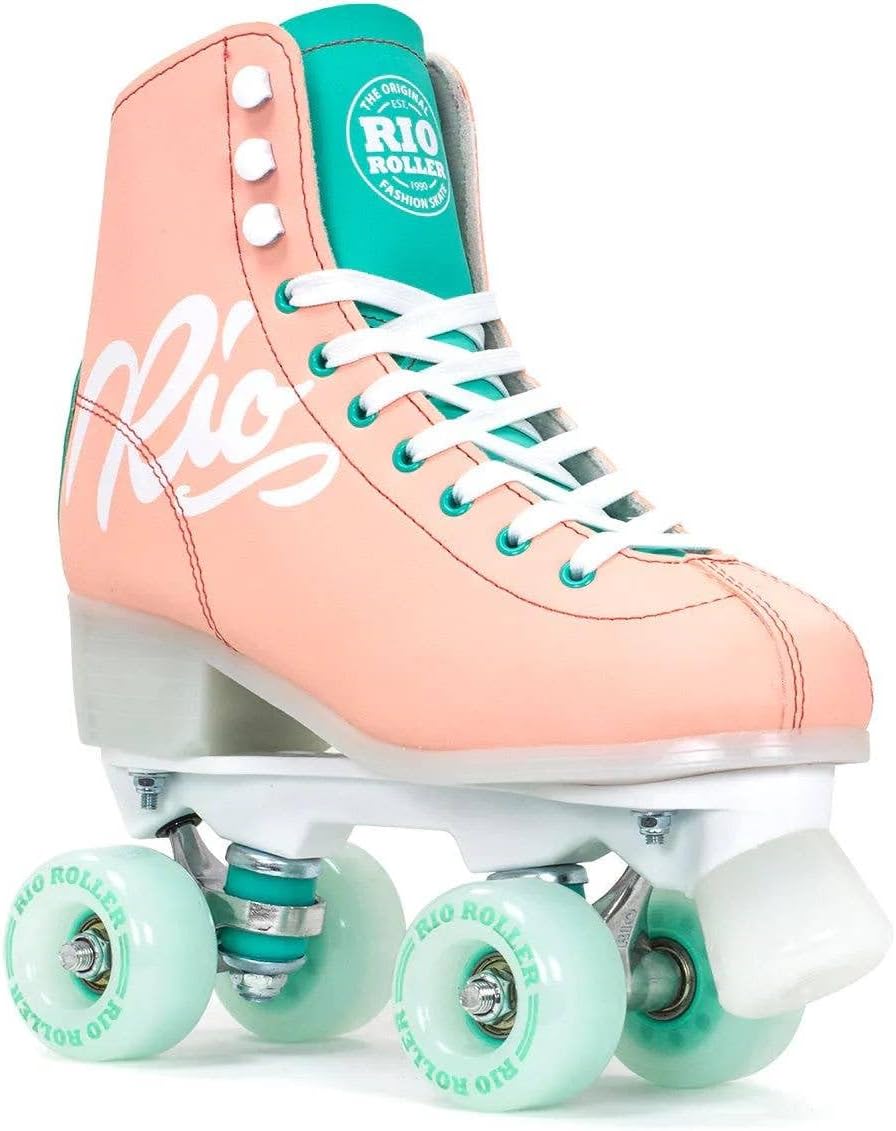 Rio Roller Script Rollschuh 2018 Peach/Green 38 EU, 38 EU