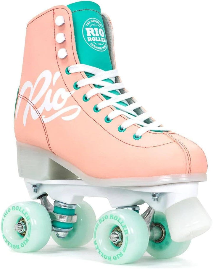 Rio Roller Script Rollschuh 2018 Peach/Green 38 EU, 38 EU