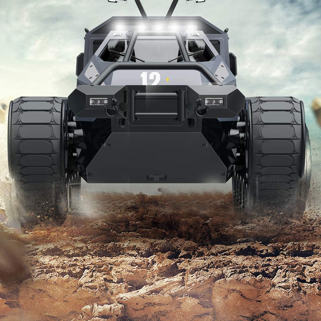 Mostop Fernbedienung Crawler High Speed Tank Offroad 4WD RC Auto 2,4 GHz Army Truck 1/12 Drift Tank