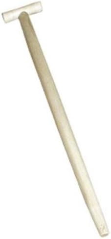 laguz 3 x Spatenstiel Grabegabel Spatengabel Stiel Holzstiel T Griff 100cm Set Ø 38