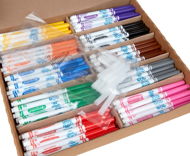 Crayola 200ct Classpack Washable Fine Markers 10 colors by Crayola