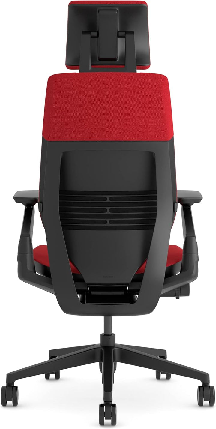 Steelcase Gesture Ergonomischer Bürostuhl mit 360° Armlehnen, 3D-Live Back Lumbalstütze, anpassbarer