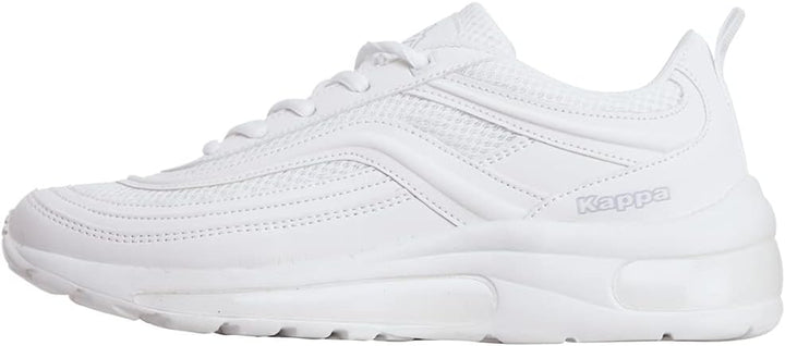 Kappa Unisex Squince Sneaker, Schwarz White 1010, 44 EU