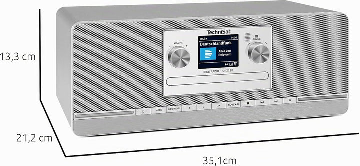 TechniSat DIGITRADIO 372 CD BT - Stereo Digitalradio, Kompaktanlage mit DAB+, UKW, CD-Player, Blueto