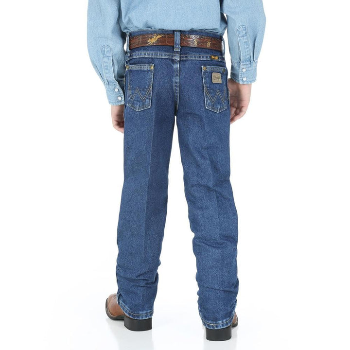 Wrangler Jungen Jeans George Strait Original Cowboy-Schnitt, Schwerer Denim-Stein, 1 Jahr