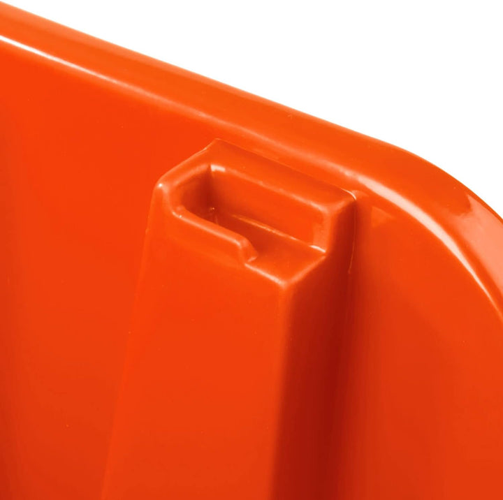 10x Stapelbox 230 x 120 x 160 mm – Stapelboxen Set - Sichtbox Sichtlagerboxen Lagerbox, Orange