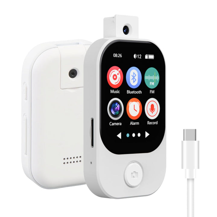64GB MP3 Player Bluetooth 5.4 mit Kamera 2.01 Zoll Touchscreen MP3-Player mit HiFi Lautsprecher, MP4