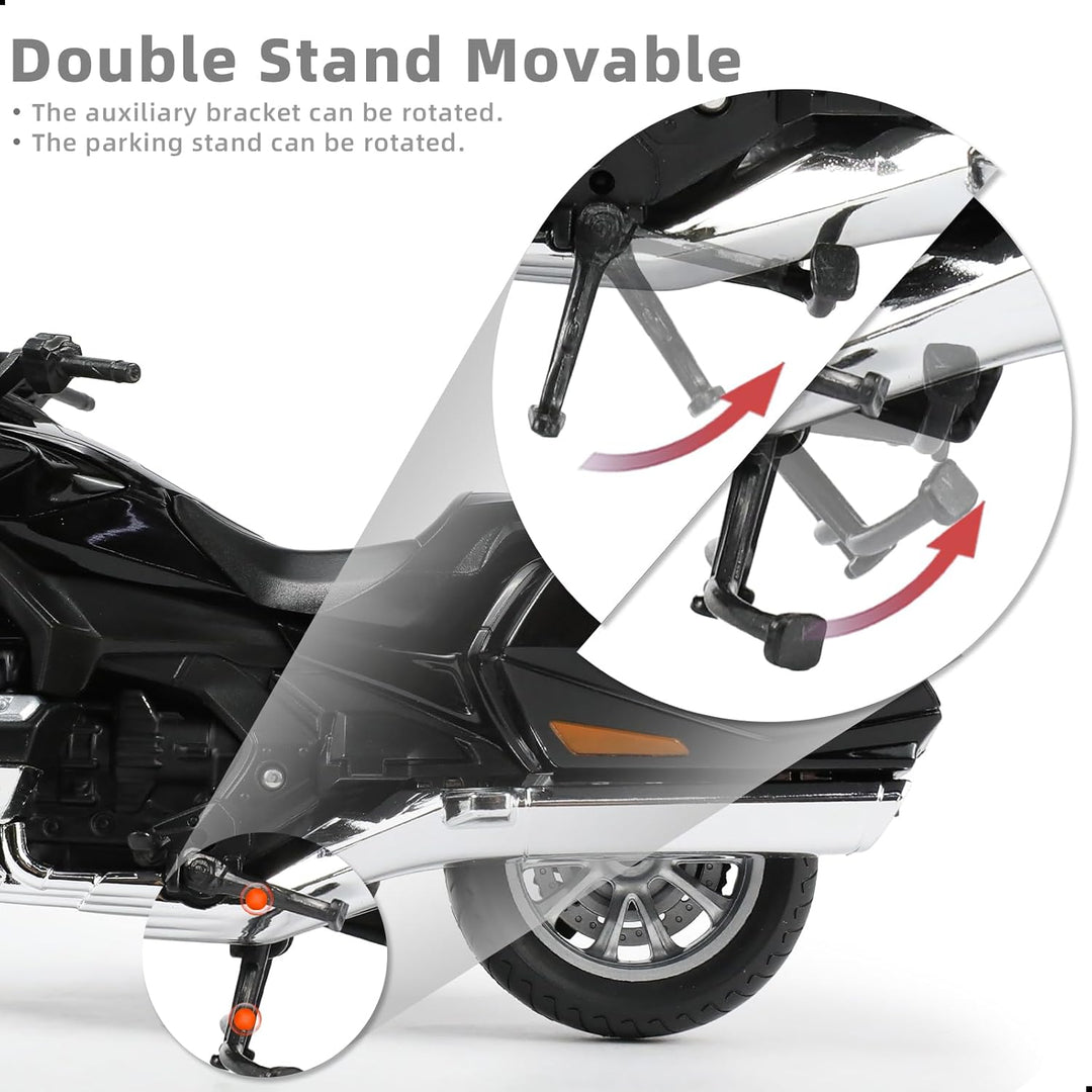 1:12 Motorrad Modell kompatibel für Honda Glodwing Legierung Diecast Motorrad Modell Spielzeug Mini