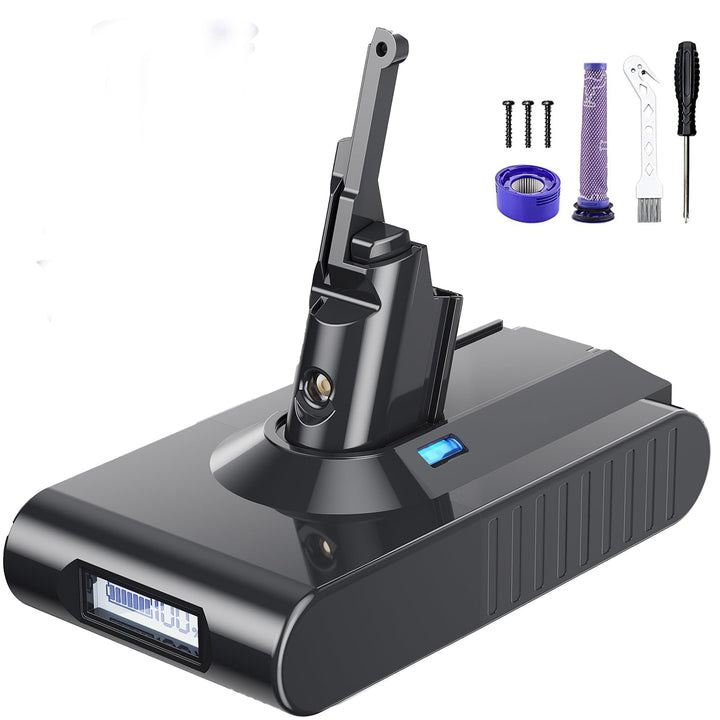 8000mAh/8.0Ah Ersatzakku für Dyson V8 Akku Li-Ionen Batterie für Dyson V8 Animal Absolute Fluffy Mot