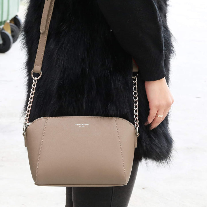 David Jones - Damen Kleine Umhängetasche - Frauen Handtasche Klein PU Leder - Schultertasche Crossbo