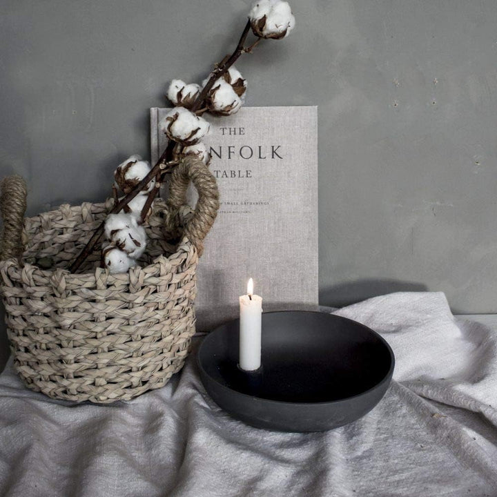 LIDATORP Large Dark Grey Candlestick