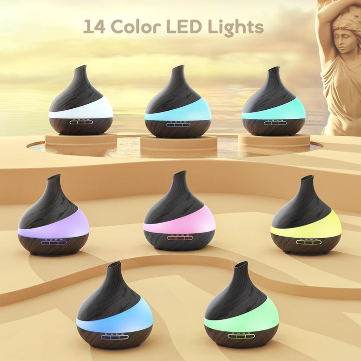 500 ML Aroma Diffuser, Upgrade Diffuser für grosse Räume,Aromatherapie Diffuser Mit Fernbedienung 4
