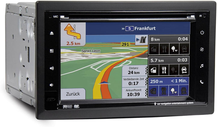 ESX Fixed 6.2  LCD Touchscreen Black Navigator – Navigators (15.8 cm (6.2), 800 x 480 Pixe VN630W, s