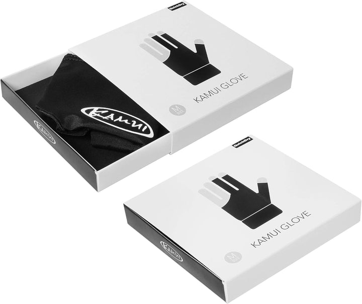 KAMUI 2017 Billardhandschuh – QuickDry – für rechte Hand – Schwarz, S
