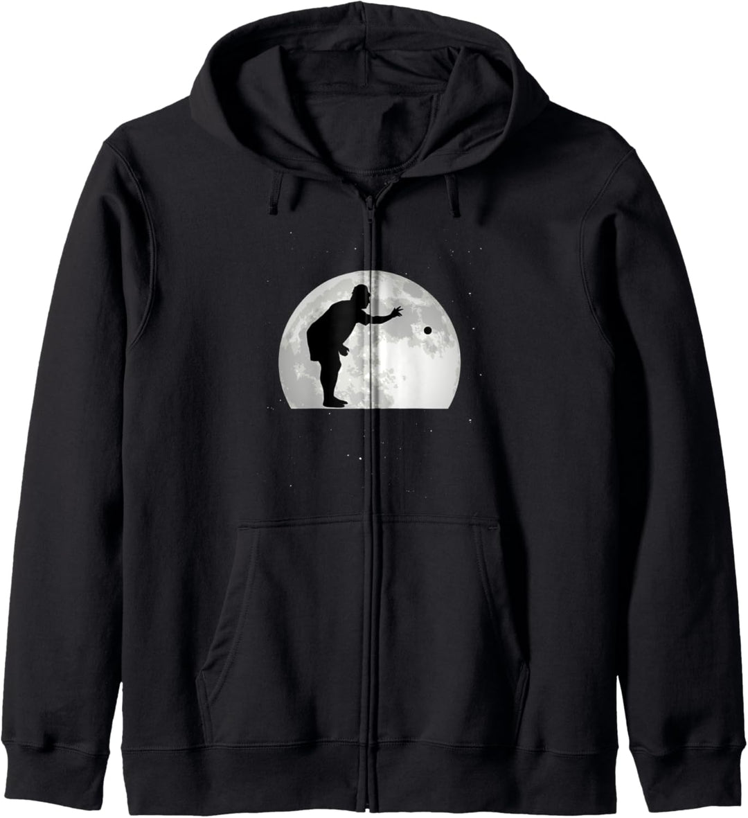 Boccia Mond Bocciakugel Boulespeler Boule Kapuzenjacke