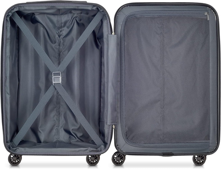 DELSEY PARIS - HELIUM AERO - Starrer Kabinenkoffer - 55x35x24 cm - S - Metallic-Blau S Blau Metallic