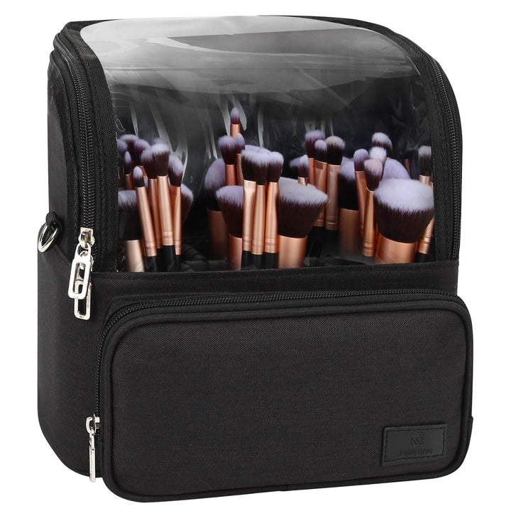Relavel Kosmetikpinseltasche Extra Gross - Stehhaltende & Faltbare Kosmetiktasche für Reise & Heimge