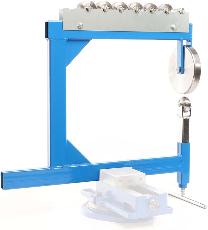 XPOtool Rollenstreckmaschine English Wheel mit 6 Streckrollen zur Metallverarbeitung