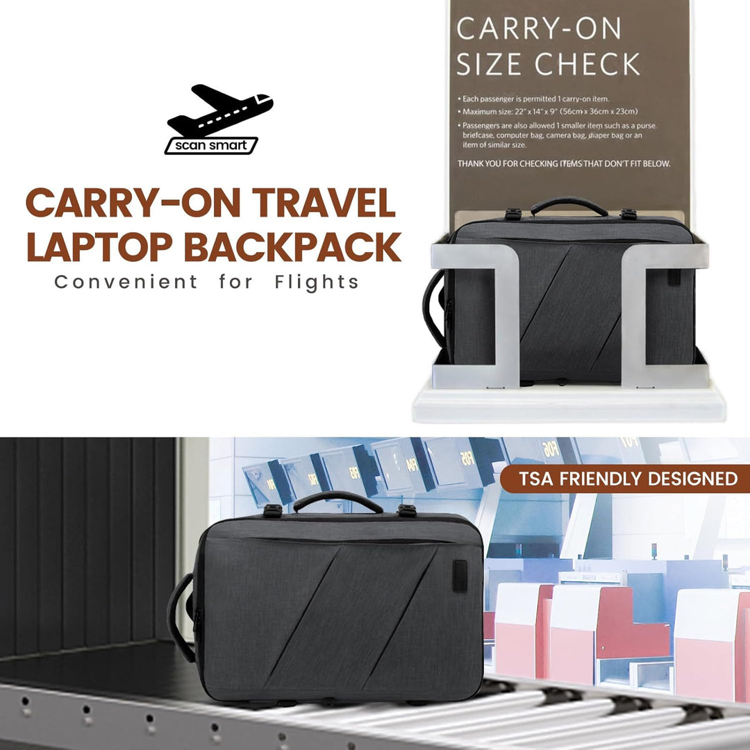 LOVEVOOK Rucksack Handgepäck Flugzeug, 40L Reiserucksack Handgepäck Flugzeug, Business Rucksack Herr