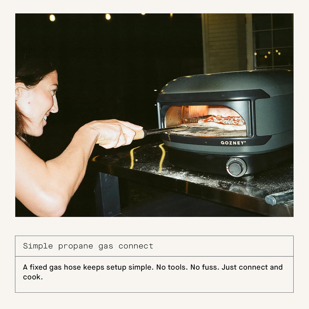 Gozney Arc Lite Outdoor Pizza Oven, Propane Gas Pizza Oven, Precision Flame Control, Cooks 12" Pizza