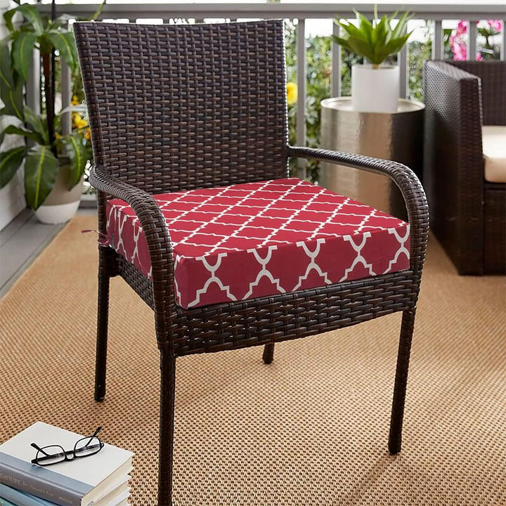 Magpie Fabrics Indoor Outdoor Patio Cushion Cover Replacement 2 Pack, Water Repellent Slipcover with