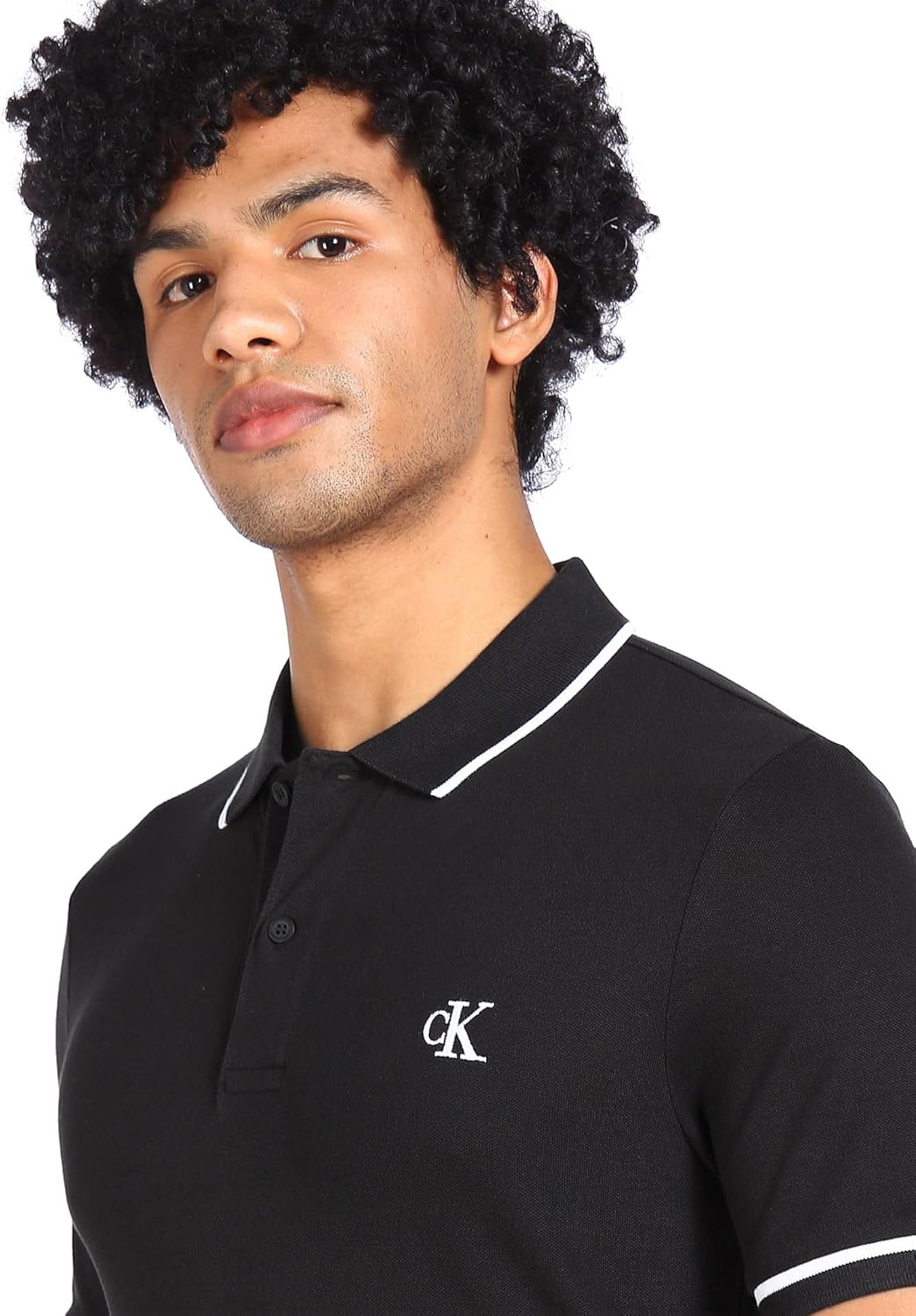 Calvin Klein Herren Poloshirt Kurzarm Kurzarm XS Black (Ck Black), XS Black (Ck Black)