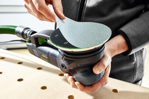 festool 203294 Netzschleifmittel STF D125 P80 GR NET/50, Schwarz, grün