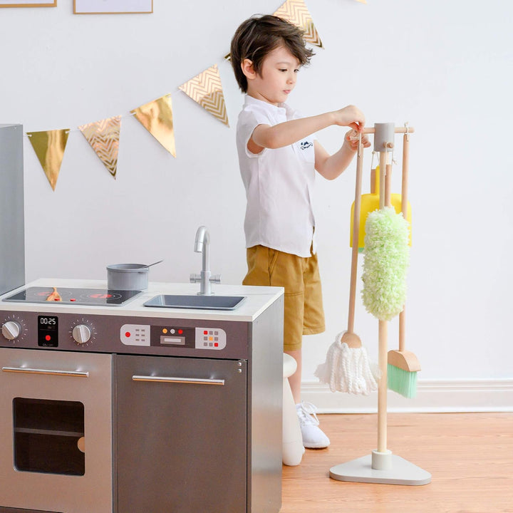 Teamson Kids Little Helper Reinigungsspielset Mit 6 Zubehörteilen Mehrfarben TK-W00005 | 6 Zubehörte