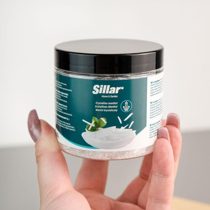Sillar Sauna Zubehör Mentholkristalle 2x 100g – Natürliche Menthol Kristalle für Sauna und Inhalatio