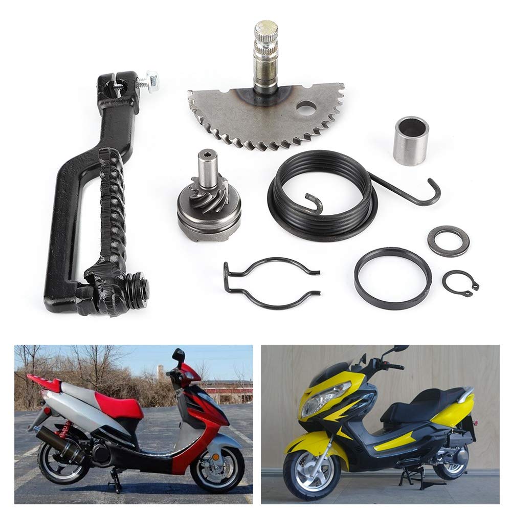 Scooter Moped Kickstart Zahnrad Starterwelle Rebuild Kit Leerlauf Zahnrad Federstart Montage Passend