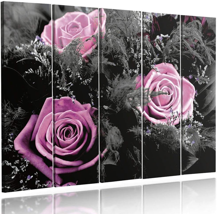 Feeby. Leinwandbild - 5 Teile - Bilder, Wand Bild, Wandbilder, Kunstdruck XXL, 5-Teilig, Typ C, 200x