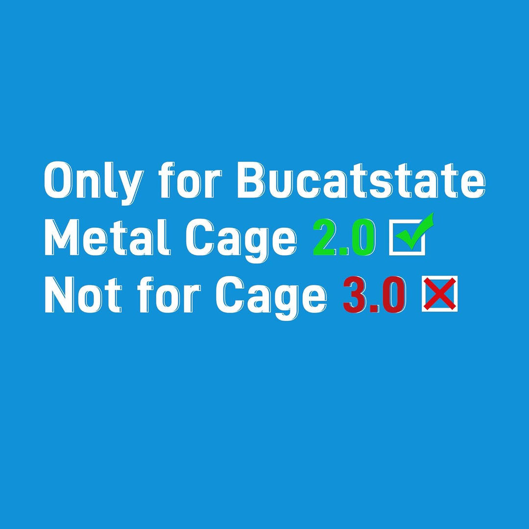 BUCATSTATE Universal-Rad- und Staplerzubehör, Käfigzubehör, das Bewegen und Stapeln Unterstützt, nur