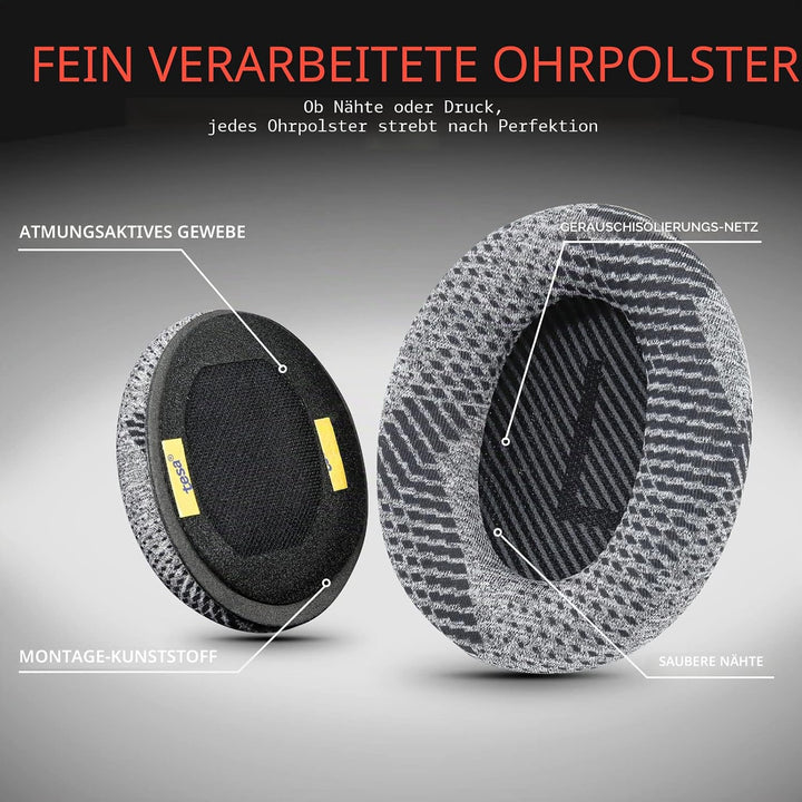 Professionelle Bose Kopfhörer-Ersatz-Ohrpolster, passend für Bose QuietComfort 35 ii/QC35/QC25/QC2/Q