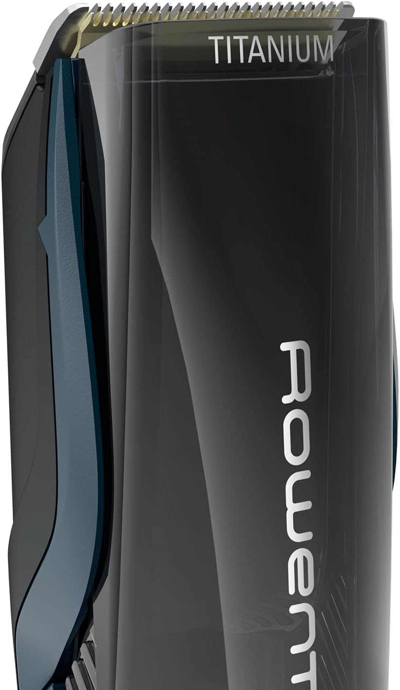 ‎Rowenta Airforce Ultimate Haar- und Bartschneider, integriertes Absaugsystem, Mini-Präzisionstrimme