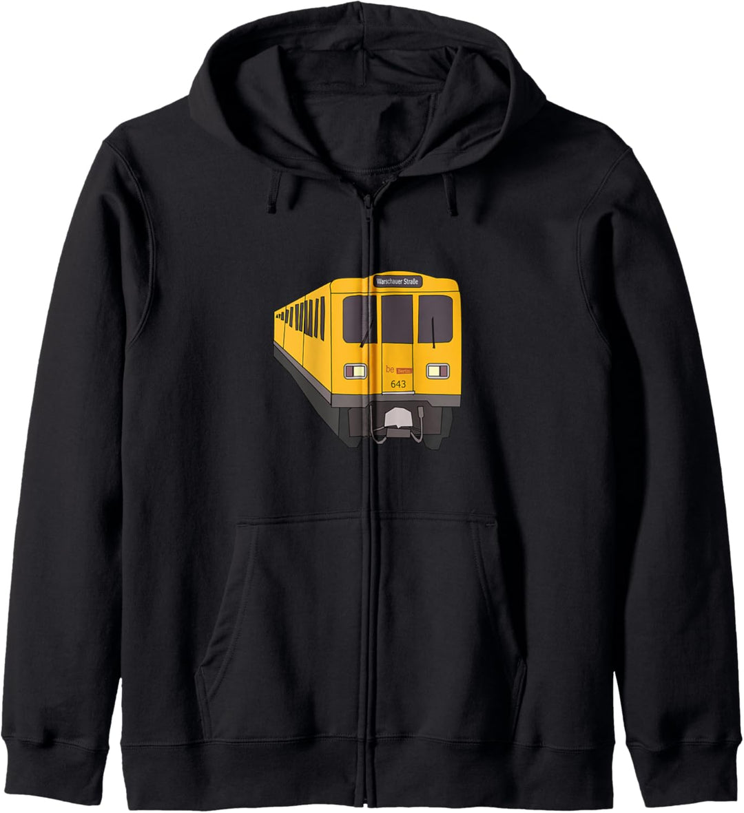 Berliner U-Bahn Vintage TShirt Berlin Hauptstadt City Kapuzenjacke