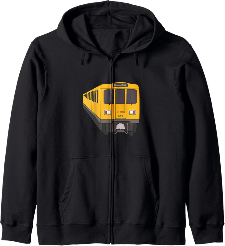 Berliner U-Bahn Vintage TShirt Berlin Hauptstadt City Kapuzenjacke