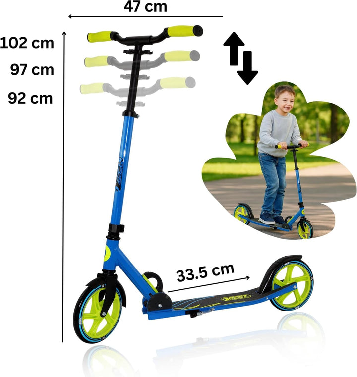 Best Sporting Scooter Erwachsene I klappbarer Roller mit Ständer I hochwertiger City-Roller für Erwa