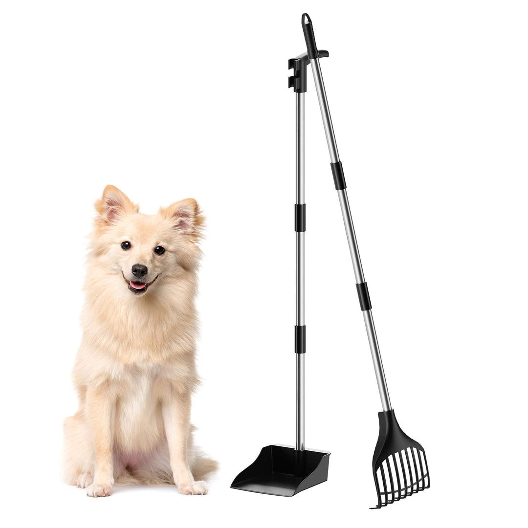 Lifewit Plastik-Hundekotschaufel für den Garten, Leichter tragbarer KOT-Schaufel für mittelgrosse/kl